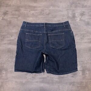 Lee Relax Indigo Baggy Relax Fit Jean Denim Jorts Y2K Style Shorts
